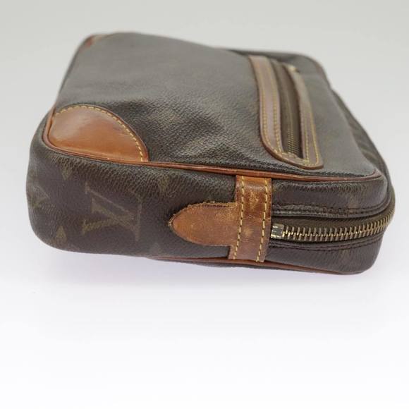 LOUIS VUITTON Monogram Marly Dragonne GM Clutch Bag M51825 LV Auth 102142 - Picture 4 of 16